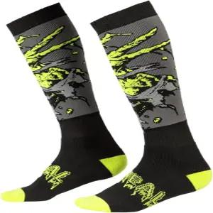 프로 MX 양말 좀비 블랙/그린 원 사이즈