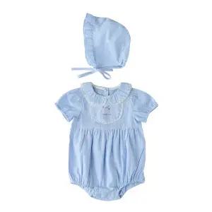 [밍크뮤] 리본플라워자수SET바디슈트 (36313-604-10)