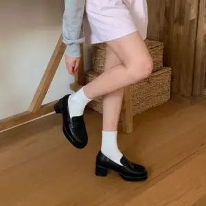 로퍼 디자인 펌프스 5cm통굽 하이힐 원피스 치마 구두 하이힐