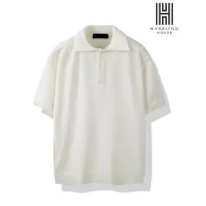 [하프클럽/해리슨]캐시라이크 니트 반팔 카라티 SMEC1152