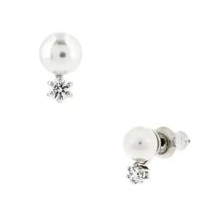 [신세계라이브쇼핑]스와로브스키 5694225 Matrix 진주 스터드 귀걸이