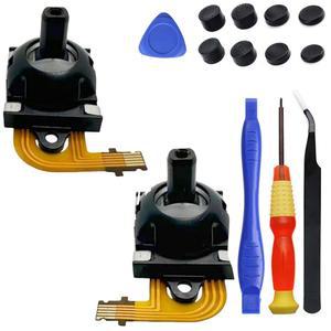 [미국배송] 플레이스테이션 포털용 게인트로닉 조이스틱 교체 아날로그 엄지 스틱 수리 액세서리 키트 교체 부품 및 드라이버 PS5 오른쪽 왼쪽용