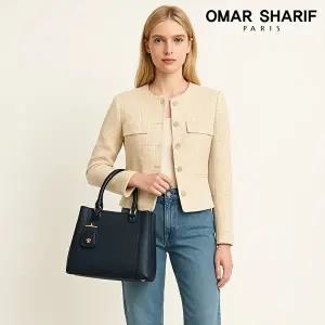 [오마샤리프]천연소가죽 여성 토트백 겸 숄더백 OS1119