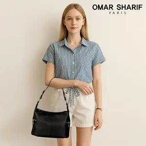 [오마샤리프]천연소가죽 여성 숄더백 겸 크로스백 OS2116