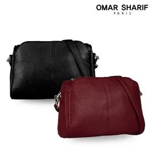 [오마샤리프]천연소가죽 여성 숄더백 겸 크로스백 OS2136