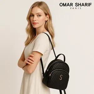 [오마샤리프]V라인 퀼팅 여성 2IN1 백팩 겸 크로스백 OS348