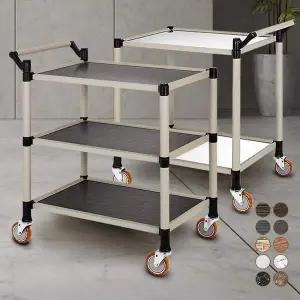 [에이치플러스몰]일반형 2단 3단 대 가정용서빙카트 웨건 빈티지트롤리 드레싱카