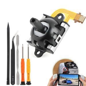 [미국배송] PS5 포털용 왼쪽 조이스틱 / PSVR2 홀 효과 교체 플레이스테이션 포털 리모컨 /VR2 컨트롤러 3D 아날로그 스틱 모듈 엄지스틱 액세서리 및 수리 도구 포함