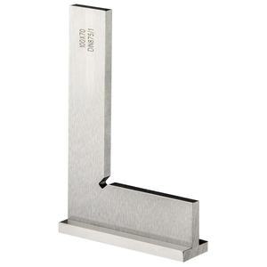 [미국배송] 정밀 기계 사각형 4인치 엔지니어 90도 직각자 접지 경화 강철(시트 4 X 2.8인치)