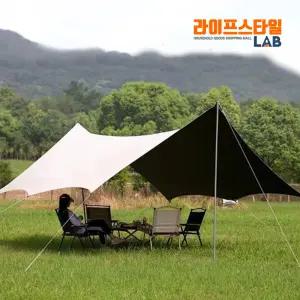 초대형 5M 8-12인 자외선차단 방수 블랙코팅 타프