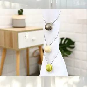 마그네틱 볼 커튼 타이 커튼줄 커텐 자석 홀더 타이백 자동 잠금 모기장 욕실 거실 장식