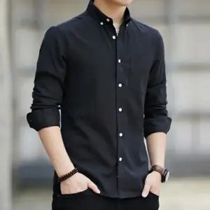 [모로엠] 남성 캐주얼 무지 긴팔 셔츠 ON-SHA-QWFN0XSS