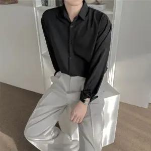 [모로엠] 남성 긴팔 무지 와이셔츠 구김 방지 ON-SHA-QWFN0Y99