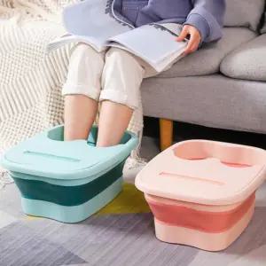 발 용기 족욕통 족욕기 접이식 찜질 고급 족탕 욕실 바스켓