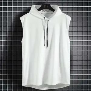 [모로엠] 남성 쿨원단 후드 민소매 티셔츠 ON-TS5-QWFN3BP3