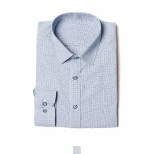 [모로엠] 남성 소라색 패턴 긴팔 슬림핏 셔츠 DMG-SHA-Q4533969