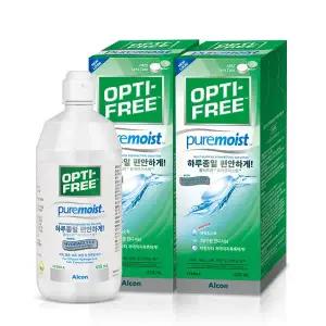 옵티프리 렌즈세척액 퓨어모이스트 420ml 2개