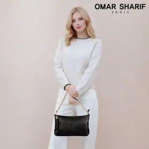 양가죽 V라인 체인 숄더백 겸 크로스백 OS257