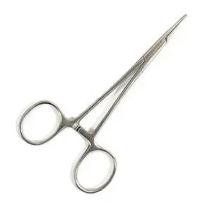 애견직선겸자가위 강아지 직선 겸자 귀털 관리 거즈 소독용 가위 1P