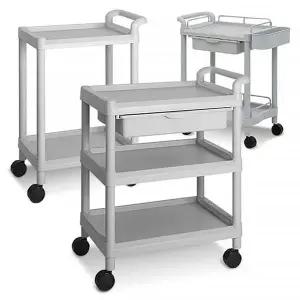 [에이치플러스몰]CART 업소용서빙카트 식당트레이 서랍트롤리 주방웨건