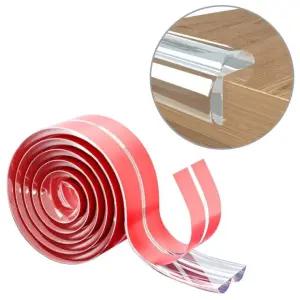 투명 코너 책상 모서리 가드 쿠션 보호대