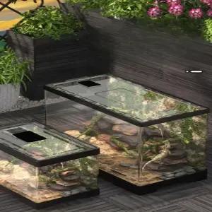 뱀 사육장 아크릴 파충류 개구리 도마뱀 거북이 곤충 사육통 하우스