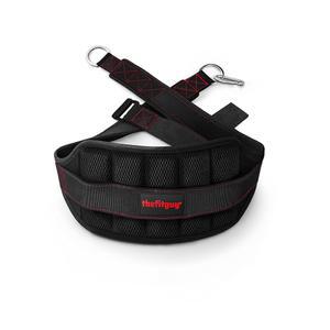 벨트 스쿼트, 랙 부착 및 스쿼트 기계를 위한 더 핏가이 얼티밋 벨트, 구조화된 등받이 지지대, 다운 무브먼트, 패딩 처리된 엉덩이 허벅지 부위, 버클 스트랩 - 미끄럼 방지, 헤비 듀티