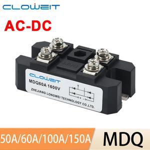 볼트 실리콘 단일 1상 다이오드 금속 1600V 모듈 케이스 브리지 MDQ 단상 Amp 정류기 100A