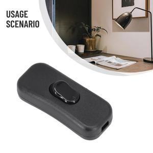 라인 스위치 로커 스위치의 2A 침대 투명 램프 옆 책상 플라스틱 검정색 코드 용 케이블