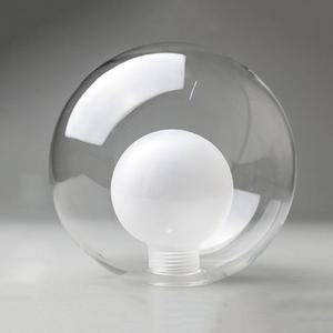 볼 인 G9 글로브 유리 갓 피터 D120mm 교체 오프닝 D100mm D150mm 20mm 투명 커버 D80mm 흰색 포함