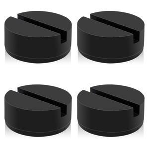 HXXF 바닥 잭 패드 어댑터 4톤 범용 고무 슬롯 프레임 레일 핀치 용접 보호기(4팩)