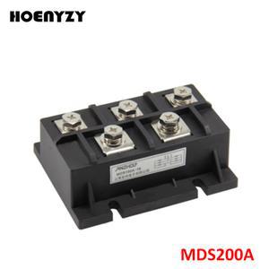 MDS 시리즈 3 상 브리지 모듈, 다이오드 200A 구리베이스 정류기, 1600V, 라디에이터, MDS200A