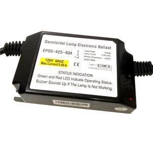 TEPRO EPS5 425 40A 램프 UV 10 표시기가 120V 전자 조명 안정기 40W 1개용 있는 미국 스타터, LED 플러그