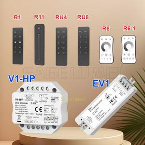 LED 디머 V1 H/P 스위치 DC12V R11 스마트 리모컨 24V PWM 색상 스트립 터치 단일 EV1 4G 용 RF 무선 컨트롤러 2 RU4