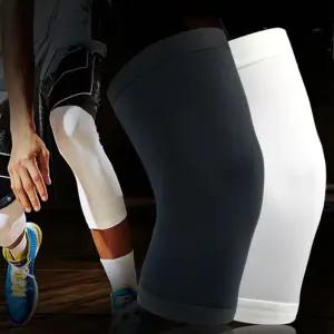 무릎아대 블랙 화이트 스포츠 무릎보호대 헬스 농구