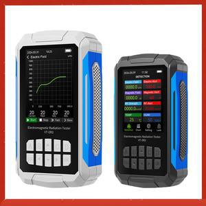 온도 습도 테스터 EMF 미터 5 in 1 전자기 방사선 검출기 무선 주파수 전기장 자기장 강도
