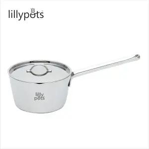 [릴리팟]이유식냄비1.4+뚜껑 세트 / 통3중/편수냄비/밀크팬/이유식조리도구/국민이유식냄비/조리도구
