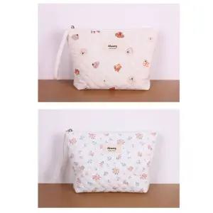 국내 누빔 기저귀 파우치 순면 다용도 미니백 선택