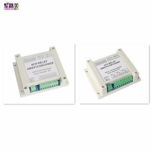AC110V 220V 50/60HZ DMX 디코더 RELAY 3P 220 4A/CH DMX512 용 3CH/4CH 스위치 릴레이 컨트롤러 Led ON/OFF 램프 DIP