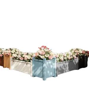 프랜트 박스 대형 큰 목재 가꾸기 화분 루프탑 1000