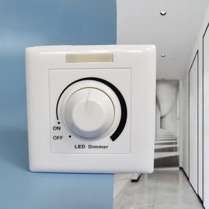 소음 없음 깊고 부드러운 조광 LED 벽 끄기 0 최대 제어 손잡이 조광기 2000W 켜기 스위치 1 부하 조명 10V