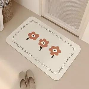 [골드스마일]딥브라운 면규조토 물흡수 침대 주방 카페 발매트