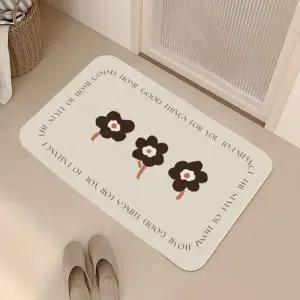 [골드스마일]블랙 물흡수 발매트 침대 카페 주방 면규조토