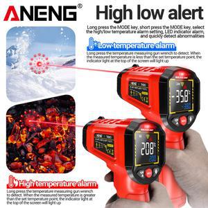 ANENG TH203 디지털 50 600 온도 산업용 IR 비접촉 습도계 도구