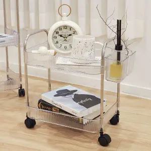 [골드스마일]이동식 트롤리 틈새 선반 웨건 카트 수납함 LUAZ-TL