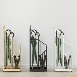 매장입구 우산꽂이 보관함 카페 거치대 컬러 중형 수납 업소용 골드