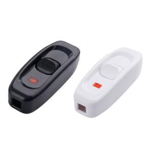 인라인 스위치 로커 2A 침실 램프 블랙 램프용 코드 투명 케이블 책상 플라스틱