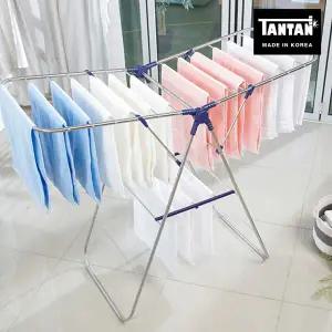 탄탄 빨래건조대 스테인레스 2단(특대)