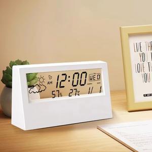 LED 온습도계 다기능 전자 시계 온도 알람 가정용 있는 측정기 기능이 습도