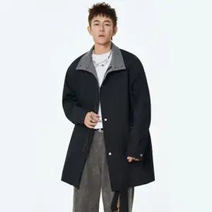 하프 재킷 문직 크루소 남자트렌치코트 봄가을 트렌치코트 점퍼 차이나 코트 ible3